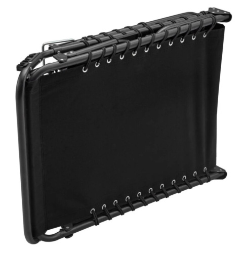 Łóżko leżanka składana stalowe oparcie 120kg poduszka kark