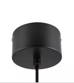 LED Lampa wisząca AURORA E27 35cm czarna