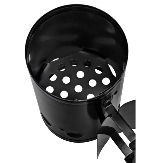 CZARNY STYLOWY KOMIN do bykietów rolzpal grill szczotka