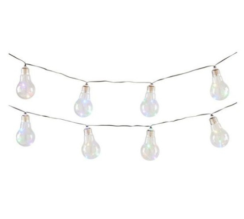 Girlanda 15 lamp Solarna BULB LED 4,8m czujka Tealight4