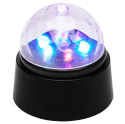 LED Lampa UFO disco obrotowa rgb tealight4   ZWY