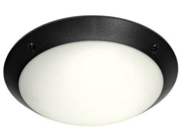 LED Lampa plafon zewnętrzny łazienki BLACK ring IP66   ZWY