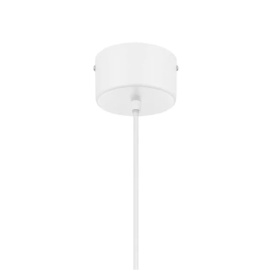 LED Lampa wisząca Madison 18cm E27 metalowa szara