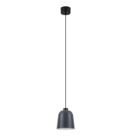 LED Lampa wisząca Madison 18cm E27 metalowa grafit