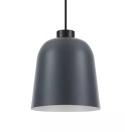 LED Lampa wisząca Madison 18cm E27 metalowa grafit