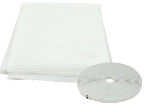 Moskitiera siatka okno komary owady 1,3x1,5m gąbka Magic  