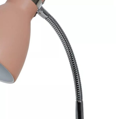 LED Lampa biurkowa SIMON E27 31cm różowa regulowana