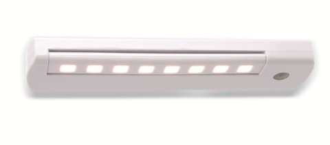 LED Lampka podszafkowa LED sciemnialna pilot 3xAAA Tealighty 