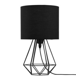 LED Lampa nocna stołowa SOPHIA 36cm E27 czarna
