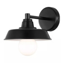 LED Lampa ścienna kinkiet ALBERT E27 czarny metalowy