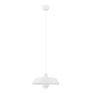 LED Lampa wisząca ALBERT 38cm E27 biała metalowa