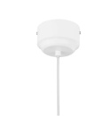 LED Lampa wisząca ALBERT 38cm E27 biała metalowa