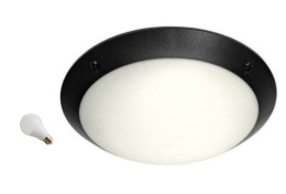 LED Lampa plafon zewnętrzny łazienki BLACK ring IP66   ZWY