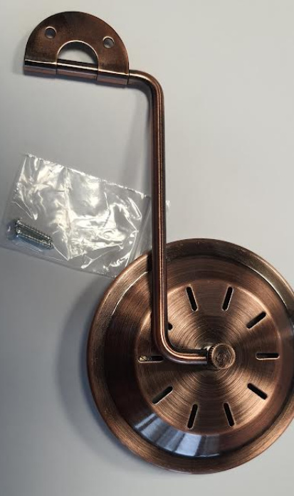 Mosiężny zaokienny obracany termometr wilgotnościomierz