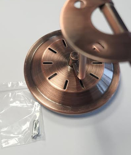 Termometr wilgotnościomierzem mosiądz zaokienny obracany  