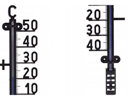 Termometr zewnętrzny elewacje ABS -40 do +50 41cm XXL   ZWY