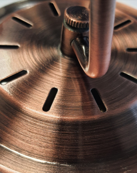 Wilgotnościomierz analogowy z termometrem stal szlachetna  