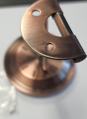 Wilgotnościomierz analogowy z termometrem stal szlachetna  