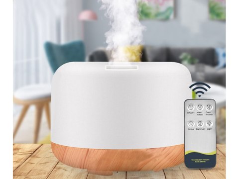 Nowoczesny dyfuzor powietrza RGB z aromaterapią i pilotem