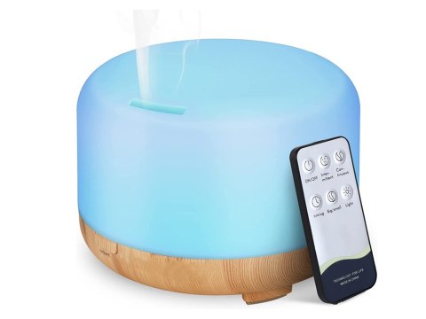 Nowoczesny dyfuzor powietrza RGB z aromaterapią i pilotem