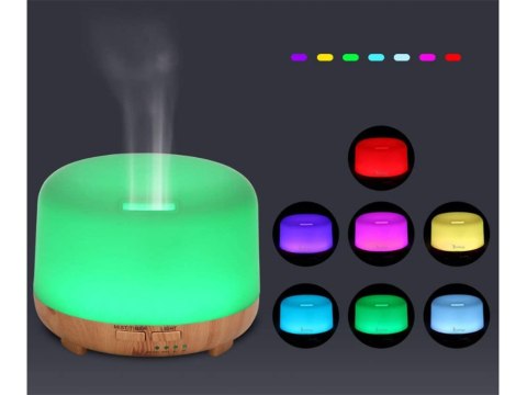 Nowoczesny dyfuzor powietrza RGB z aromaterapią i pilotem