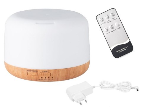 Nowoczesny dyfuzor powietrza RGB z aromaterapią i pilotem