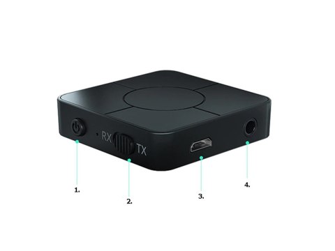 Nowoczesny adapter Bluetooth do audio - pełna swoboda słuchania!