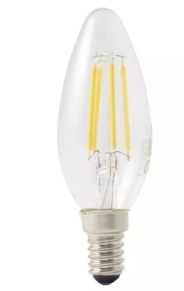 LED Lampa kinkiet Hera E14 biała ścienna dyskretna biel