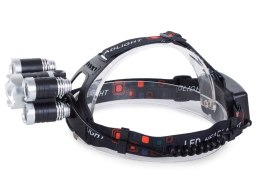 Mocna latarka czołowa z funkcją zoom i diodami LED XM-L T6 oraz XP-E