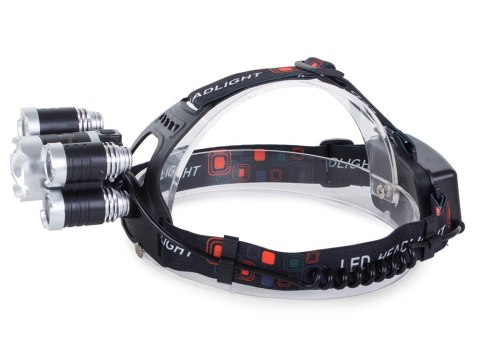 Mocna latarka czołowa z funkcją zoom i diodami LED XM-L T6 oraz XP-E