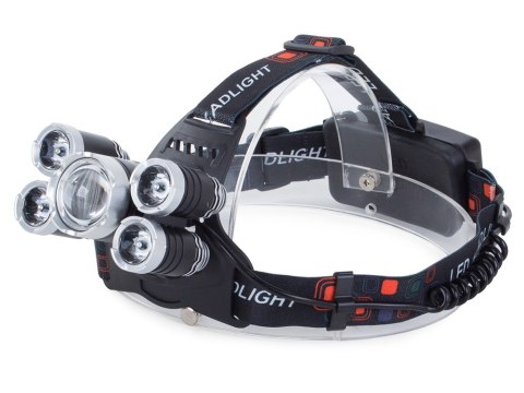 Mocna latarka czołowa z funkcją zoom i diodami LED XM-L T6 oraz XP-E