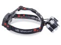 Mocna latarka czołowa z funkcją zoom i diodami LED XM-L T6 oraz XP-E