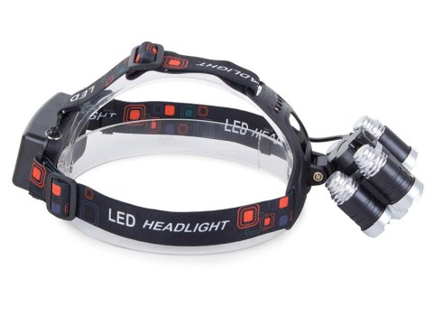 Mocna latarka czołowa z funkcją zoom i diodami LED XM-L T6 oraz XP-E