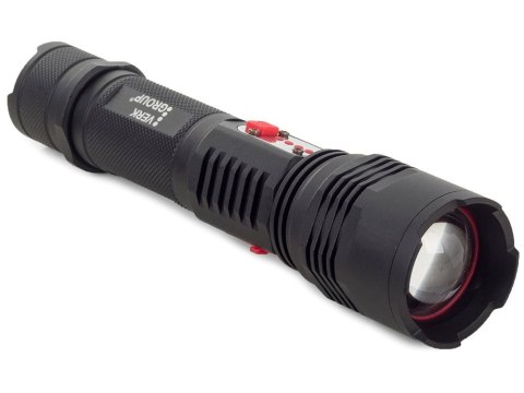 Nowoczesna latarka militarną z funkcjami Power Bank