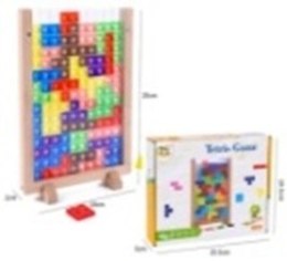 Nowoczesna gra logiczna w kształcie układanki Tetris dla dzieci i dorosłych