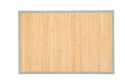 Mata łazienka Woody drewno bambus 75 cm 50cm szara ZWY