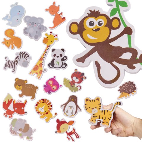 Zabawkowe Wodne Zoo - Piankowe Puzzle dla Dzieci z Motywami Zwierząt