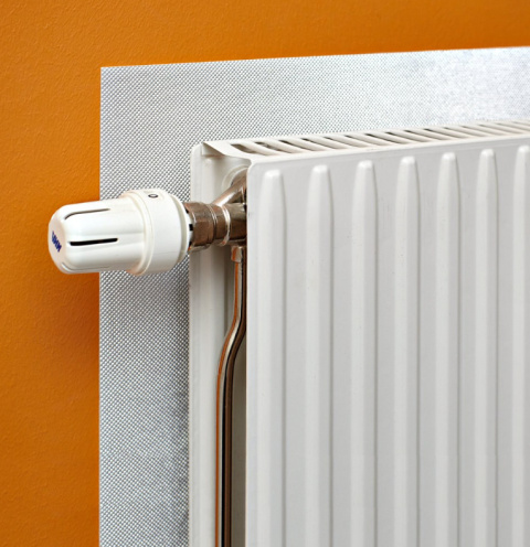 0,6m 110cm Ekran za grzejnikowy pianka 5mm ALU oszczędzaj