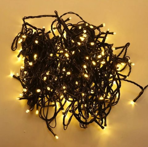 Lampki LED do Świątecznej Dekoracji 10m z 100 diodami w zimnym białym kolorze