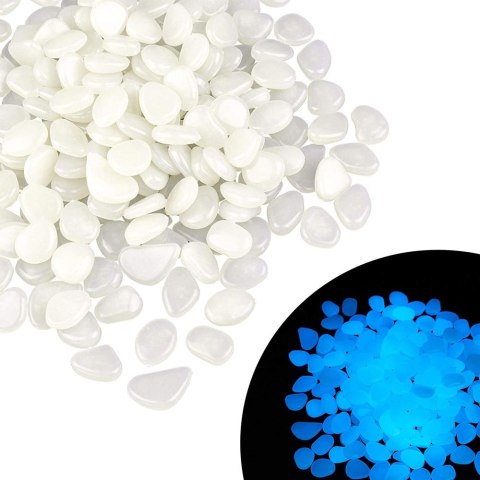 Kamyki dekoracja świecące fluor 100 Szt nocna ozdoba