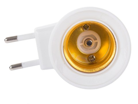 Nowoczesna lampka z wyłącznikiem do żarówki E27
