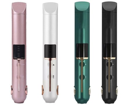 Nowoczesna mini prostownica do włosów z funkcją powerbanku