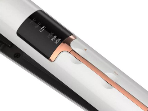 Nowoczesna mini prostownica do włosów z funkcją powerbanku