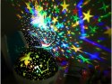 Nowoczesna lampa nocna z efektem galaktyki dla każdego wnętrza