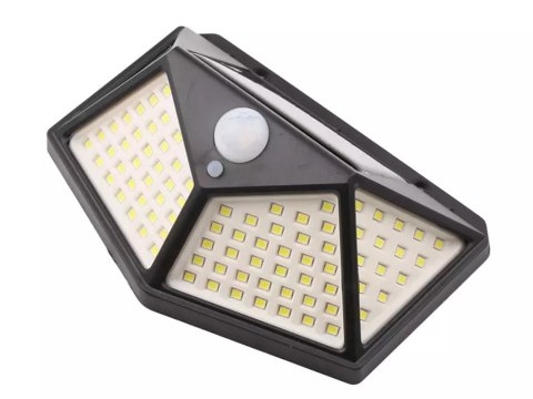 Nowoczesna lampa solarna z czujnikiem ruchu i zmierzchu 600lm