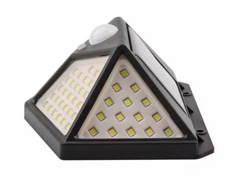 Nowoczesna lampa solarna z czujnikiem ruchu i zmierzchu 600lm