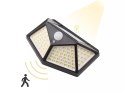 Nowoczesna lampa solarna z czujnikiem ruchu i zmierzchu 600lm