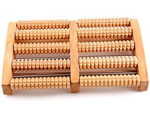 Masażer stópy drewniany roller 2x5 pomasujemy stopki ?