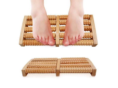 Masażer stópy drewniany roller 2x5 pomasujemy stopki ?