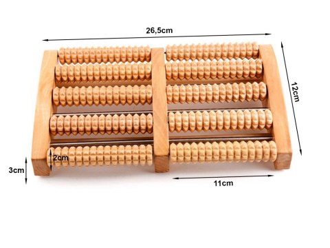 Masażer stópy drewniany roller 2x5 pomasujemy stopki ?